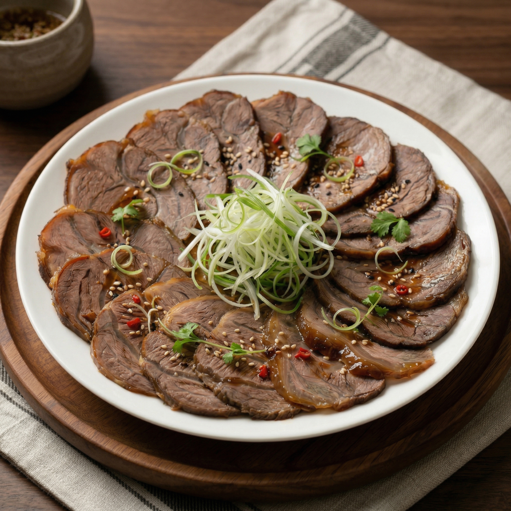 五香牛肉产品插画